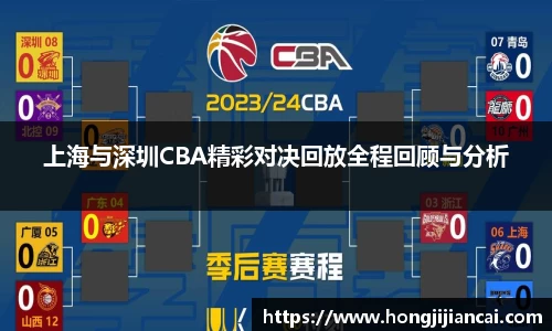 上海与深圳CBA精彩对决回放全程回顾与分析